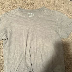 Gray V-Neck T-Shirt